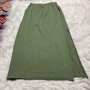 Left On Friday Sage Maxi Skirt
